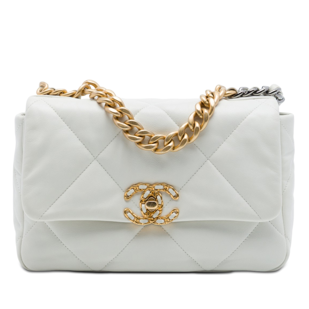 Pre-Loved Chanel Medium Lambskin 19 Flap